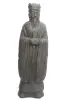 Product image 1 of the product “Standing Samurai, 175cm height, cast stone, hollow, handcrafted & coloured ”